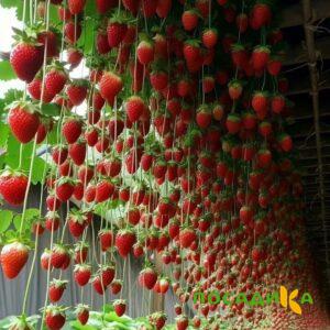 Клубника ампельная Анастасия купить по цене от 370р. в интернет-магазине «Посадика» с доставкой почтой в в Мытищие и по всей России – [изображение №1].